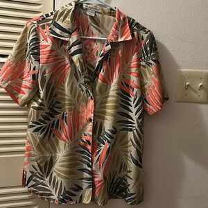 Notations button up blouse